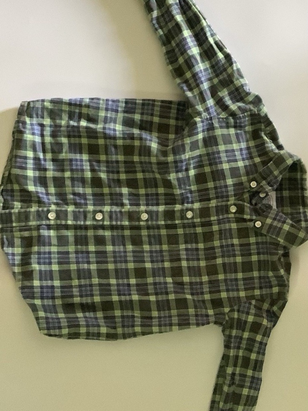 Talbots Kids Plaid Button-Down Shirt Size 5